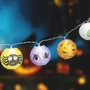 Imagine 1/2 - Halloween-i lampion fényfüzér - 7,5 x 110 cm - 2 x AA elemes