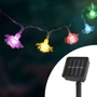 Imagine 3/4 - LED szolár fényfüzér - virág - 2,3 m - 20 LED - színes