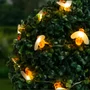 Imagine 1/5 - LED szolár fényfüzér - méhecske - 2,3 m - 20 LED - melegfehér