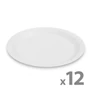 Imagine 1/2 - Papírtányér szett - fehér - 23 cm - 12 db / csomag