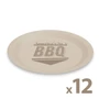 Imagine 1/2 - Papírtányér szett - BBQ - 23 cm - 12 db / csomag