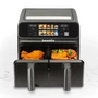 Imagine 2/3 - Olaj nélküli fritőz - XXL - 230V - 2200W - dupla kosár, színes érintőkijelző - 4+4 L