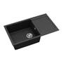 Kép 2/3 - EVIDO Cubo XL 6S compact gránit mosogató, 860 x 500 mm, antracit
