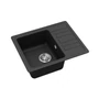 Kép 2/5 - EVIDO Home 45S compact gránit mosogató, antracit  575 x 460 mm,
