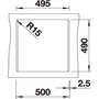 Kép 4/5 - BLANCO DALAGO 5 palaszürke exc.