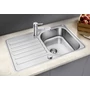 Kép 2/5 - BLANCO LANTOS 45S-IF Compact 18/10 fény