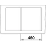 Kép 4/5 - BLANCO METRA 45S-F palaszürke exc., SZINTBE ÉPÍTÉS