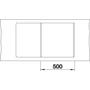 Kép 4/5 - BLANCO METRA 5S-F palaszürke exc., SZINTBE ÉPÍTÉS