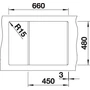 Kép 4/5 - BLANCO METRA 45 S Compact palaszürke exc.nélk.