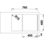 Kép 4/5 - BLANCO SONA 45 S palaszürke exc.n.