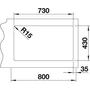 Kép 4/5 - BLANCO ANDANO 700-IF exc.nélkül InFino