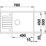 Kép 3/5 - BLANCO ZIA XL 6 S C antracit exc.n.