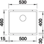 Kép 3/5 - BLANCO SUBLINE 500-U antracit exc.n.