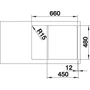 Kép 4/5 - BLANCO ZIA 45 S Compact antracit exc.n