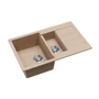 Kép 2/3 - EVIDO Cubo 6S compact gránit mosogató800x500 avena