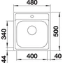 Kép 3/5 - BLANCO DANA 45 natúr exc.nélkül (237686mos + 236268 lef)