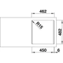Kép 4/5 - BLANCO DANA 45 natúr exc.nélkül (237686mos + 236268 lef)