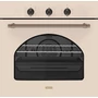 Kép 1/3 - EVIDO RUSTIC-O 60C légkeveréses sütő, grill ,analóg,bézs/bronz