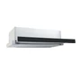 Kép 1/2 - EVIDO SLIMLUX 60GB teleszkópos páraelszívó,led,inox/fekete üv.front