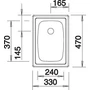 Kép 2/2 - BLANCO TOP EE 3X4 mosogatótálca (202385 mos+222458 lef)