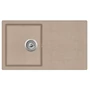 Kép 1/5 - EVIDO Easy 45S gránit mosogató, 760 x 440 mm, avena