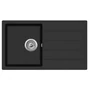 Imagine 3/5 - EVIDO EASY 45 S gránit mosogató, 760 x 440 mm, antracit