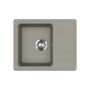 Kép 1/3 - EVIDO Home 45S compact gránit mosogató 575x460 mm platina
