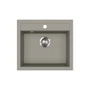Kép 1/3 - EVIDO Quadro 6 gránit mosogató, 562 x 510 mm, platina