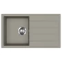 Kép 1/4 - EVIDO Easy 45S gránit mosogató, 760 x 440 mm, platina