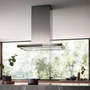 Kép 3/5 - FALMEC LUMINA LED NRS sziget páraelszívó, 90 cm, inox/üveg