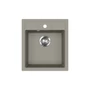 Kép 1/3 - EVIDO Easy 45 gránit mosogató, 460 x 515 mm, platina